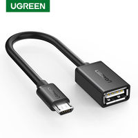 UGREEN Micro USB OTG Adapter kabla dla Xiaomi Redmi uwaga 5 Micro USB złącze dla Samsung S6 Tablet Android USB 2.0 OTG Adapter 1